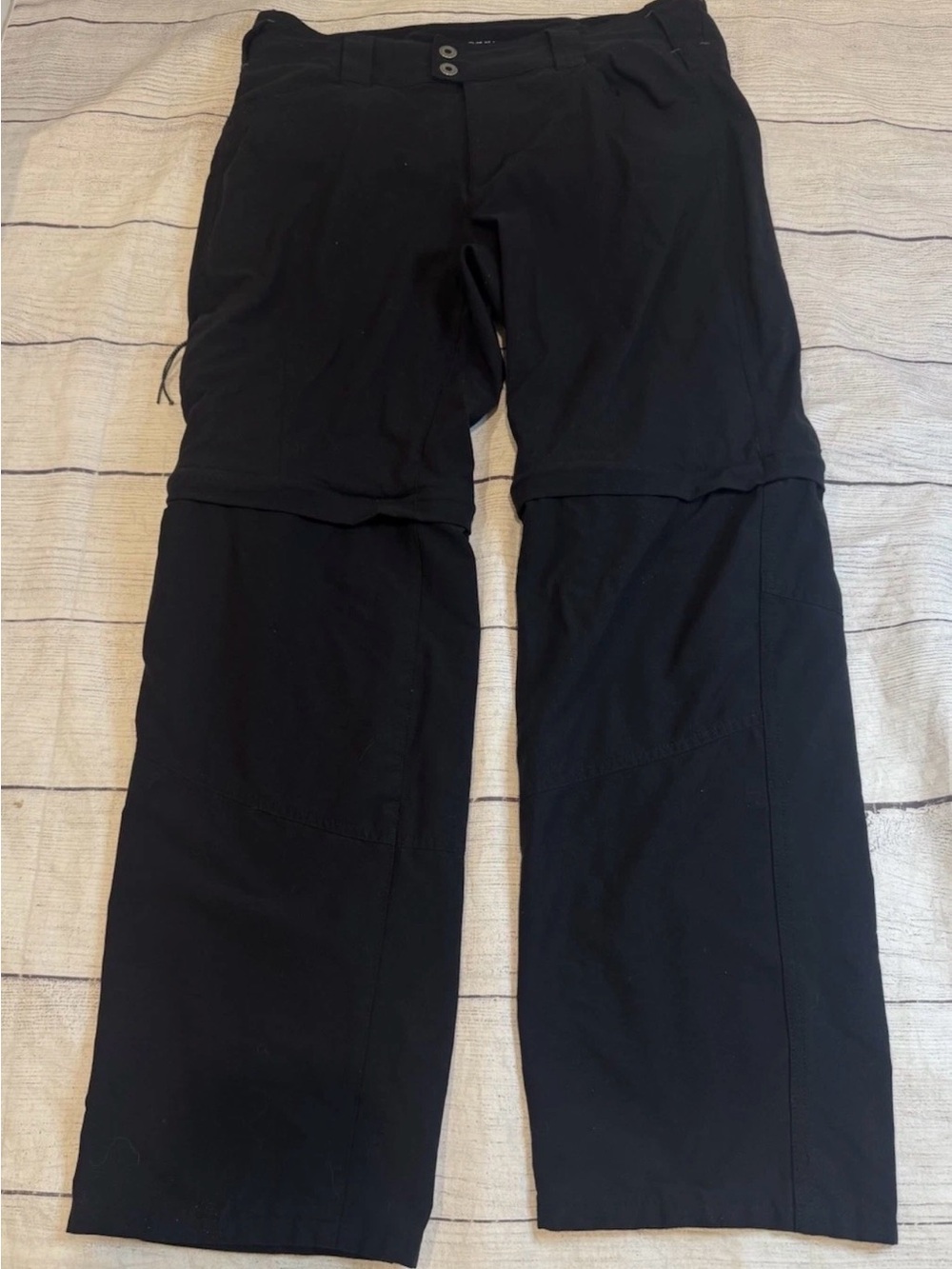 Colombia Black Zip Off Pants 10 Hiking Active